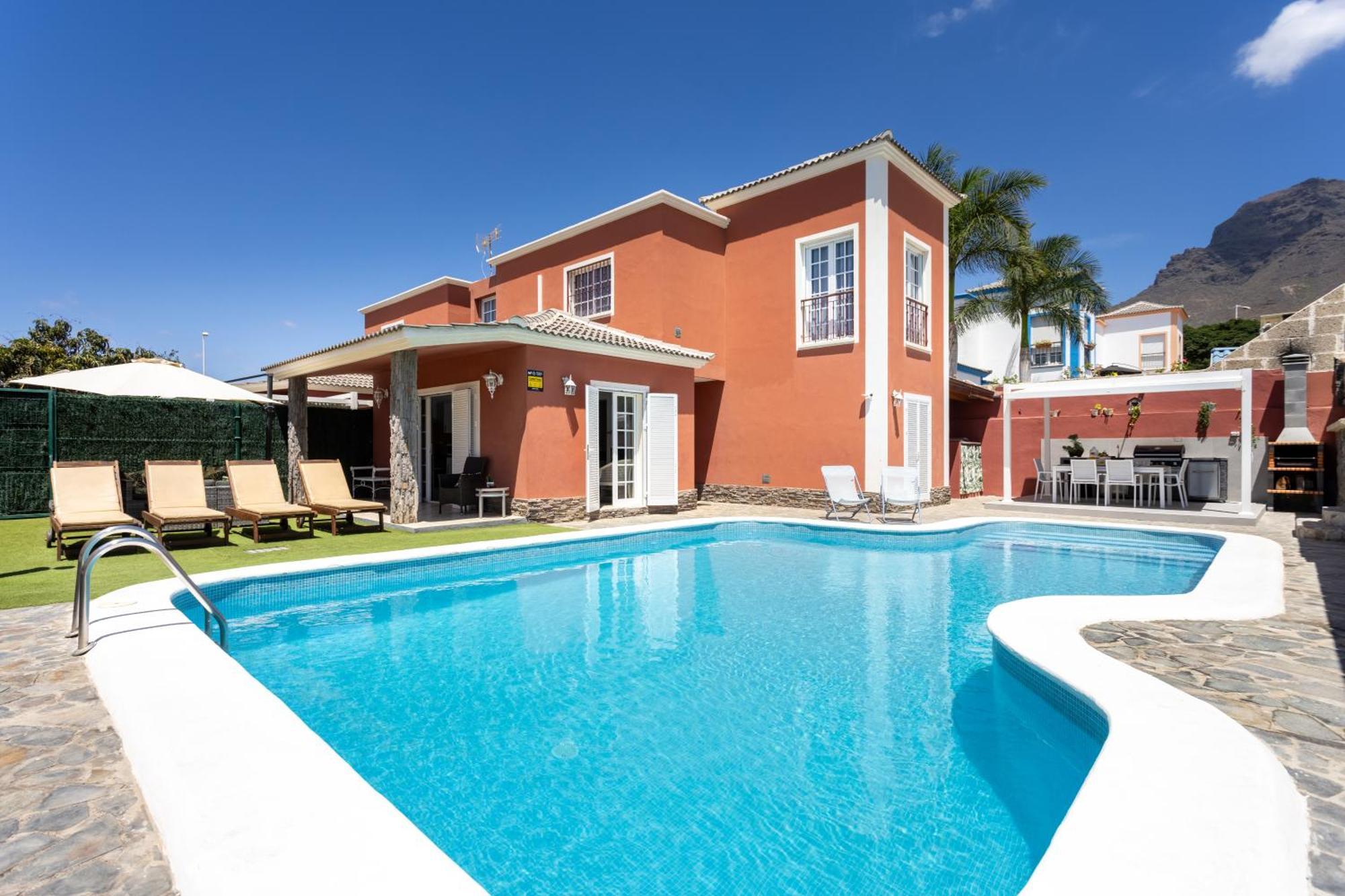 Villa Chloe Costa Adeje Tenerifesummervillas Giant Private Pool 11 Meters Long 외부 사진
