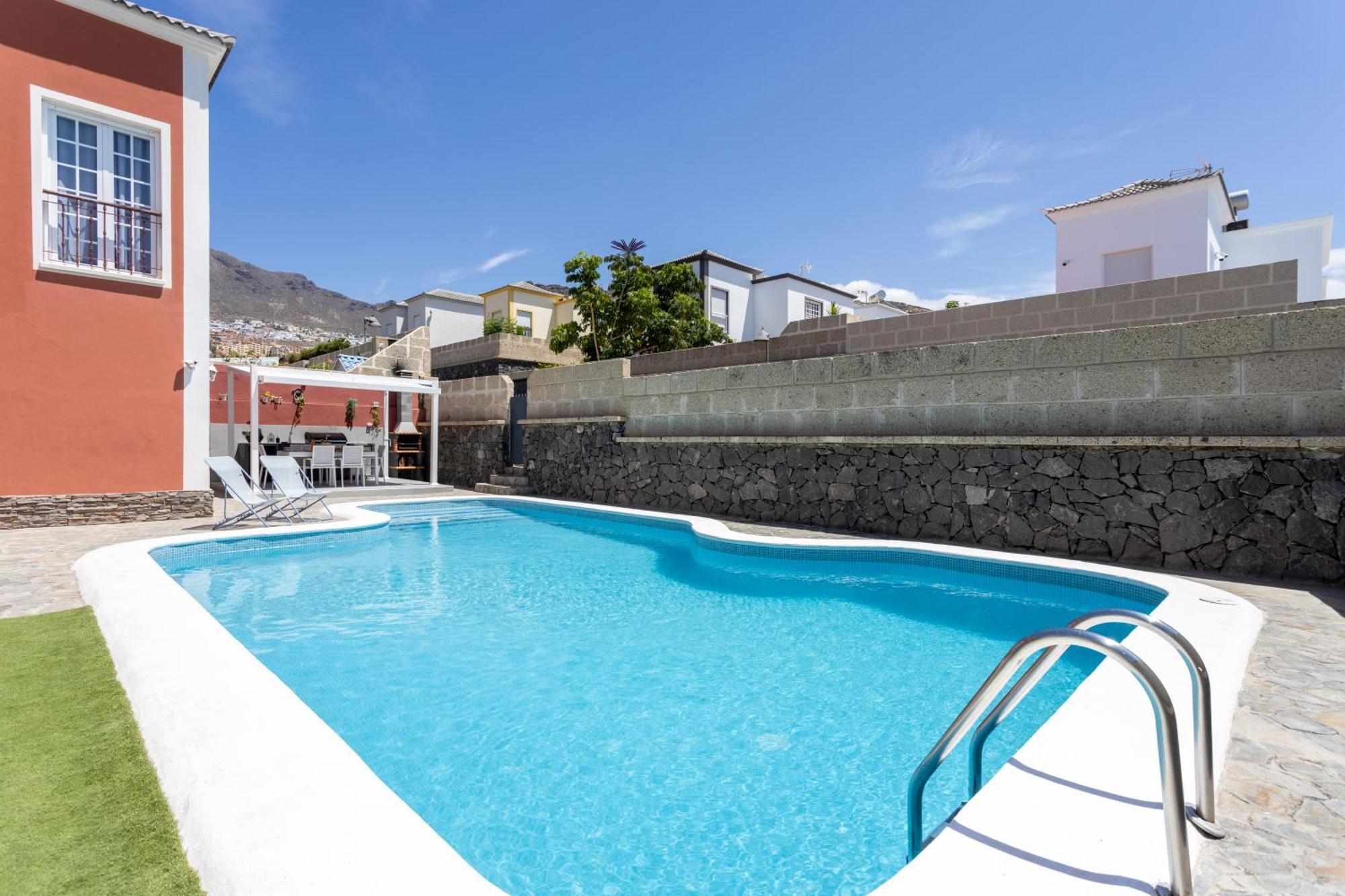 Villa Chloe Costa Adeje Tenerifesummervillas Giant Private Pool 11 Meters Long 외부 사진